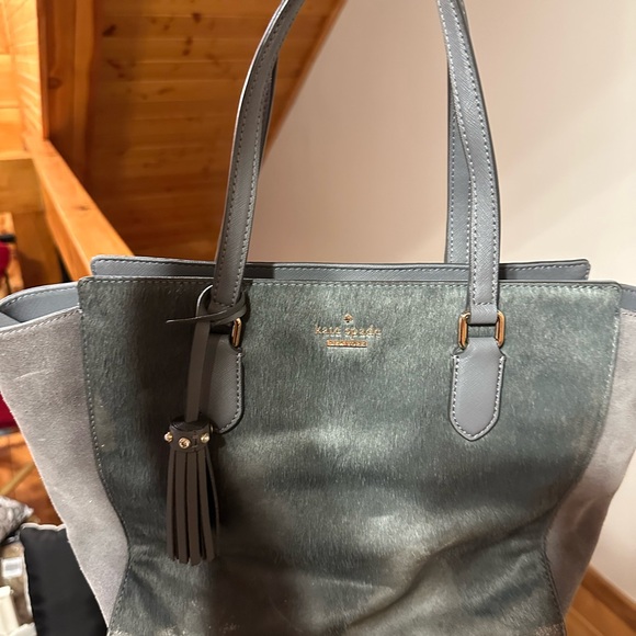 Kate Spade Elegant Gray Tote Bag - Picture 1 of 7
